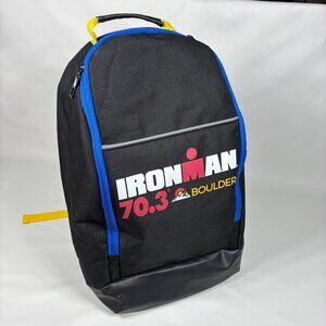 Ironman Triathlon 70.3 Boulder Colorado Black Backpack